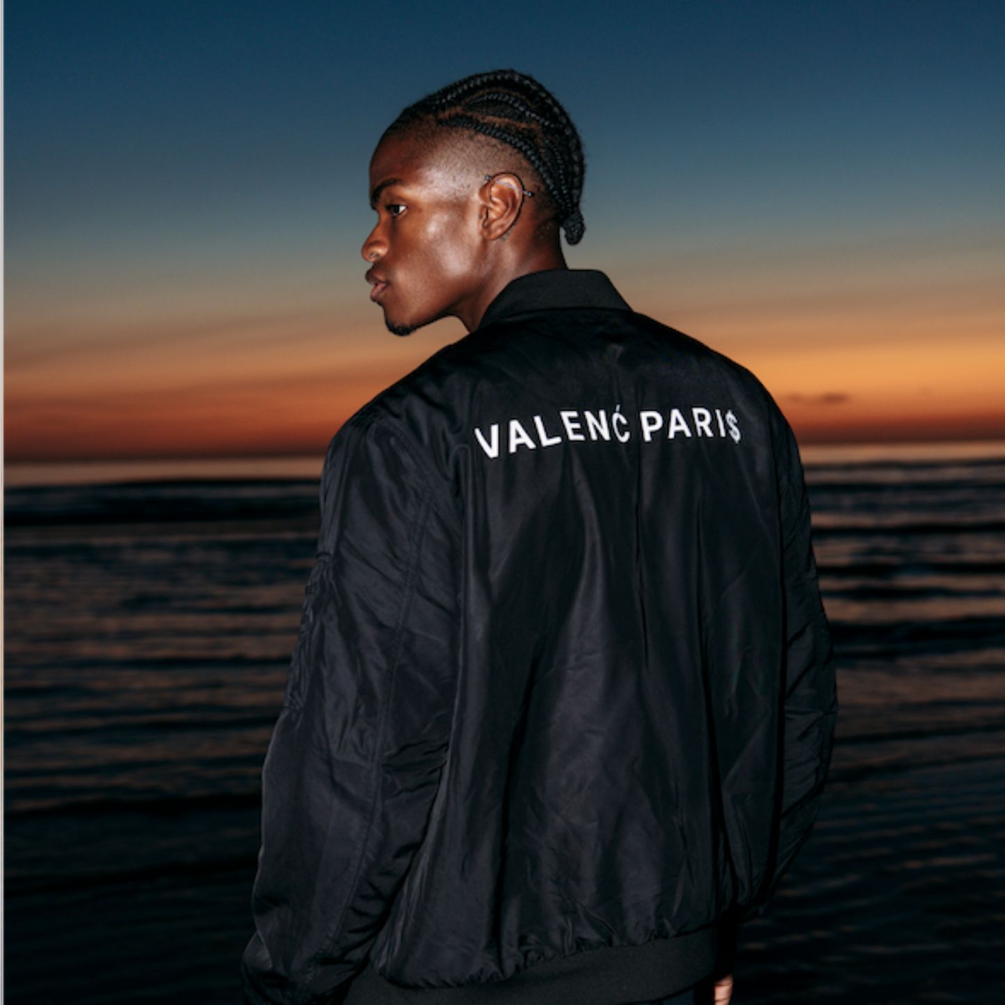 VALENĆ PARIS BLACK BOMBER JACKET (LIMITED EDITION)
