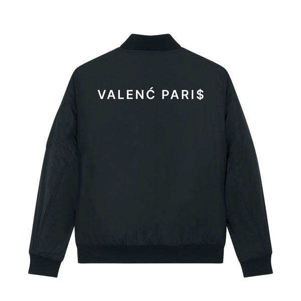 VALENĆ PARIS BLACK BOMBER JACKET (LIMITED EDITION)