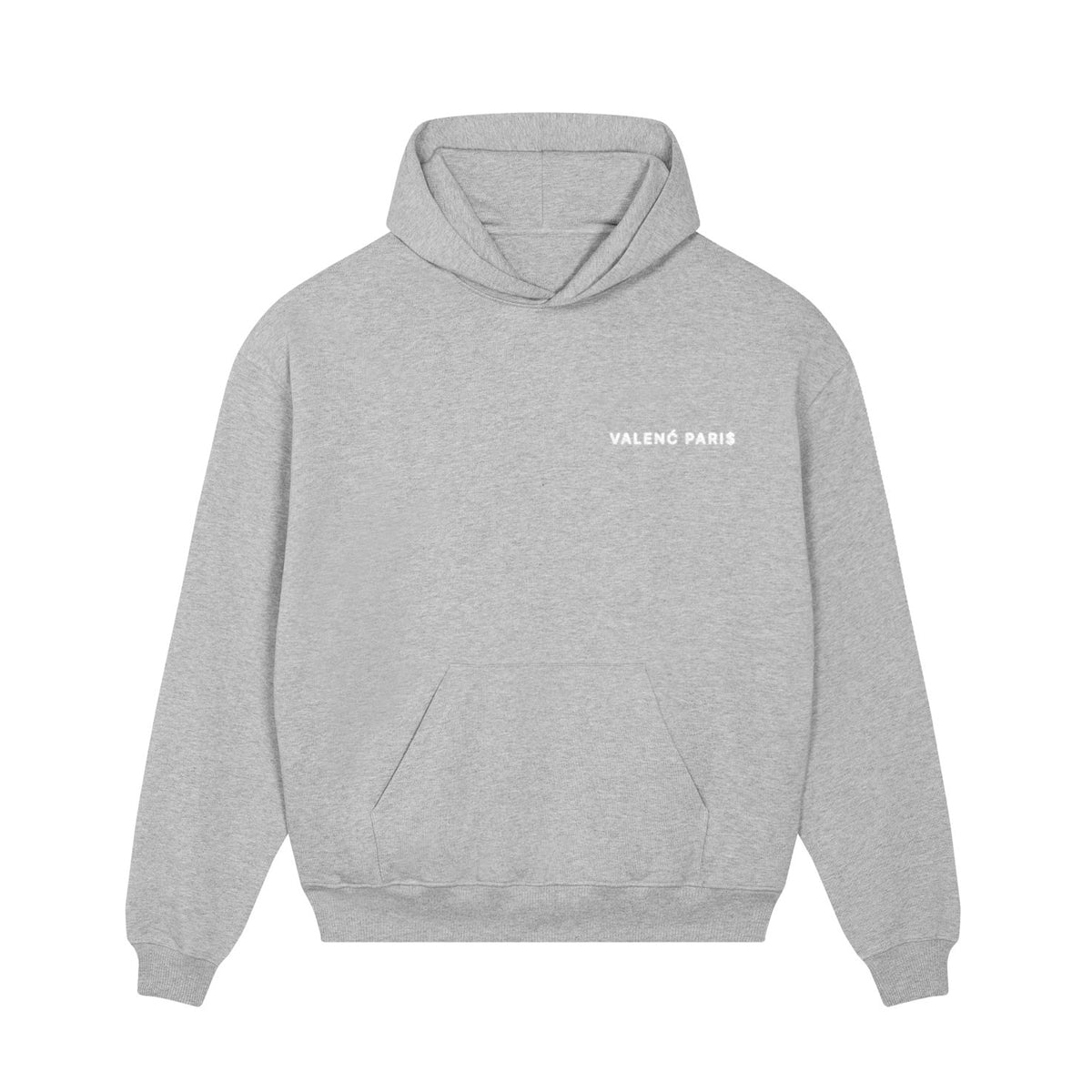 VALENĆ PARIS GREY HOODIE