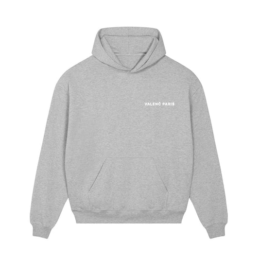 VALENĆ PARIS GREY HOODIE