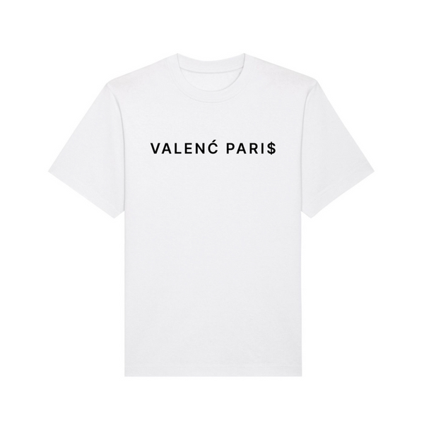 VALENĆ PARIS White T-shirt